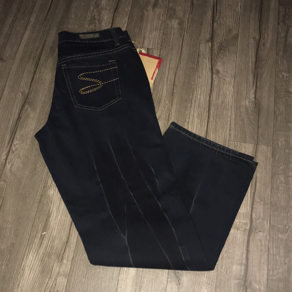 Seven7,women’s dark blue premium denim jeans size
